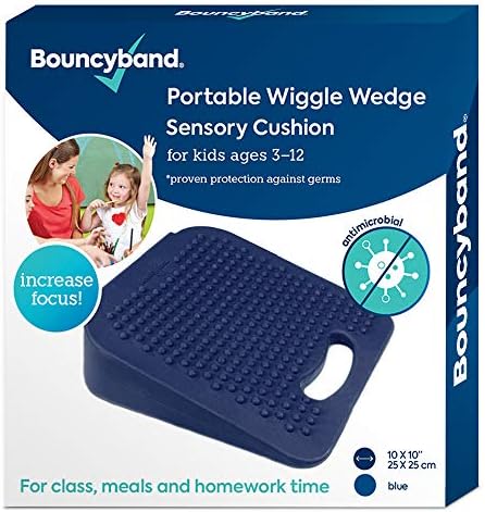 Bouncy Bands Wedge Wiggle Seat Sensory Cushion (10” Square)