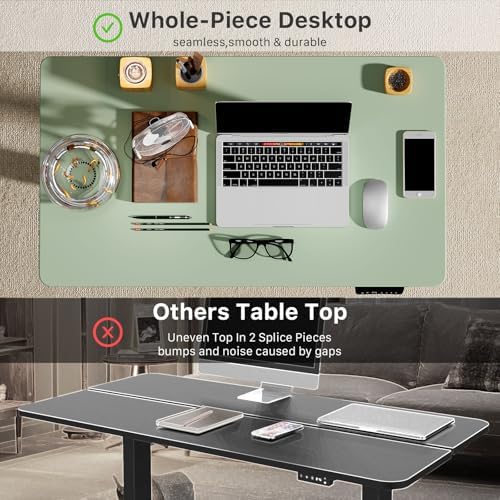 JOY worker Small Electric Standing Desk, 35" Whole Piece Height Adjustable