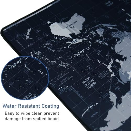 Large Extended Gaming Mouse Pad with Stitched Edges 35.4X15.7In Waterproof