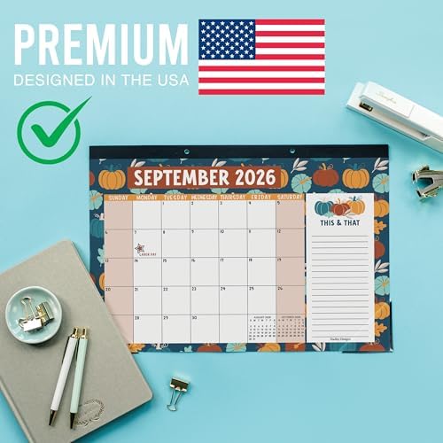 Large Desk Calendar 2026 - Desktop Calendar 2026-2027