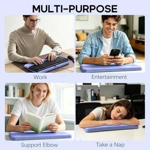 Wrist Rest with Keyboard Stand, Ergonomic Memory Foam Wrist Support