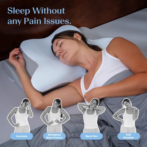 Dr.Prime Cervical Neck Pillow for Neck Pain Relief – Orthopedic Contour