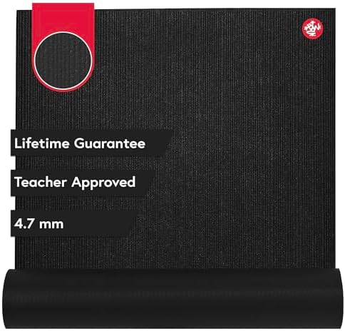 Manduka PROlite Yoga Mat 4.7mm | Lifetime Durability | Hygienic Construction | Teacher Approved