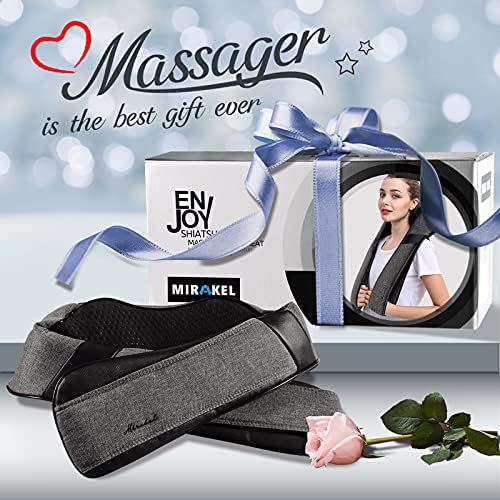 Shiatsu Neck and Back Massager with Heat for Pain Relief Deep Tissue Gifts