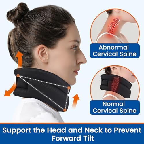 Neck Brace-Soft Cervical Collar for Relief Cervical Spine Pressure