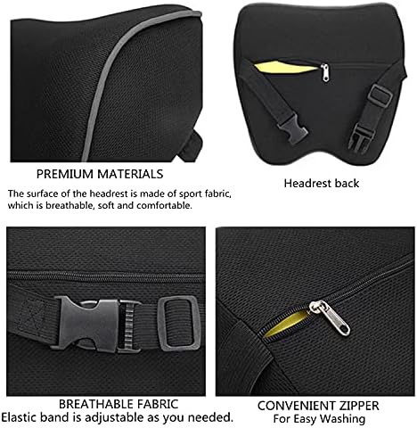 Car Seat Neck Pillow, Headrest Cushion Relieve Neck Pain for & Muscle Tension,100% Memory Foam Neck Support Head Pillow for Ergonomic Design