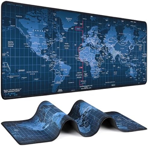 Mouse Pad Gaming - Desk Mat for Keyboard and Mouse - Large Mouse Pads for Desk, Gaming Mousepad with Non-Slip Base, Desks Pad (31.5" X 11.8") for Game, Office and Home
