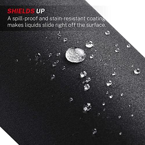 MROCO Essential Office & Gaming Mouse Pad, 30% Larger, 8.5” x 11” in, Black