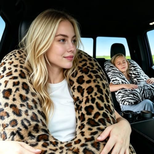 Atablyn Neck Pillow for Kids & Adults, Travel Pillow for Sleeping on Airplane & Long Car Rides - Ergonomic Head and Neck Support for Travel and Home Office