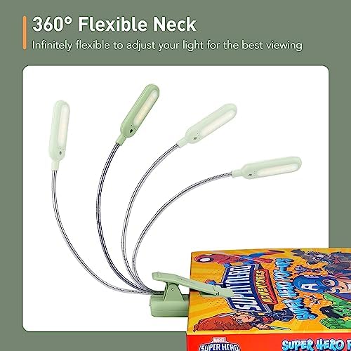 VAVOFO Rechargeable Reading Light, Clip on Book Light for Reading in Bed