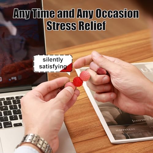 Magnetic Fidget Balls, 6 Pack Silicone Sensory Toys for Adults & Teens