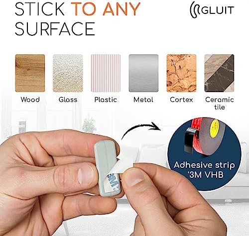 Cord Organizer for Desk, Nightstand Cable Holder, 5 Pack, Multislot, Grey
