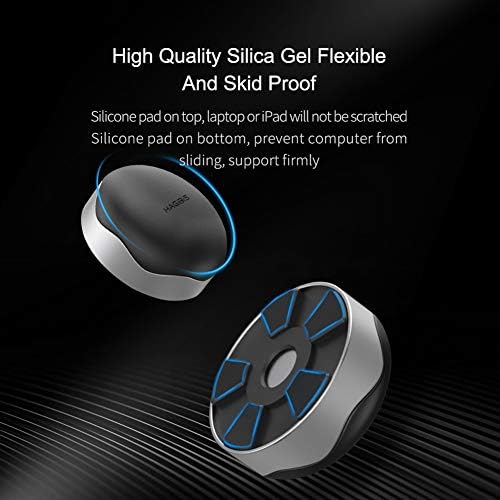Hagibis Laptop Cooling Pad, Ergonomic Laptop Stand Small Invisible Cooler Ball Portable Magnetic Foot Heat for MacBook Pro Computer