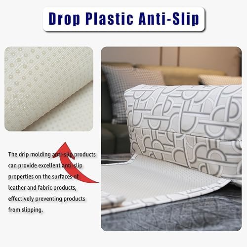 Velvet Recliner Headrest Pillow, Non-Slip Neck Support, Light Geometry