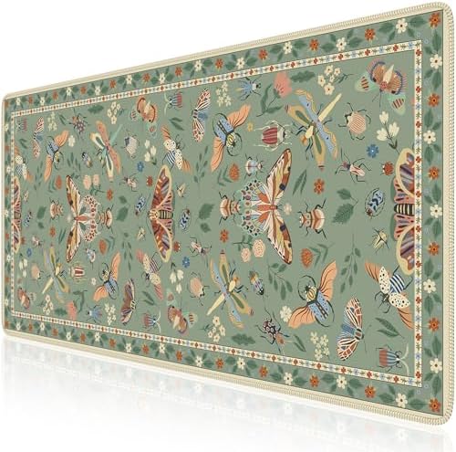iCasso Green Large Mouse Pad, Desk Matt for Desktop