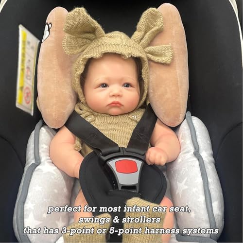 Baby Travel Pillow for Infant Car Seat, Adjustable Infant Head Neck Support