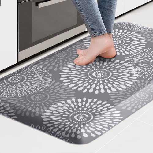 Kitchen Mat Water-Resistant Kitchen Rugs Cushioned Anti-Fatigue Floor Mat