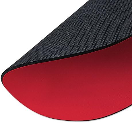 Non-Slip Round Mousepad, FINCIBO Solid Favorite Red Mouse Pad for Home, Office and Gaming Desk