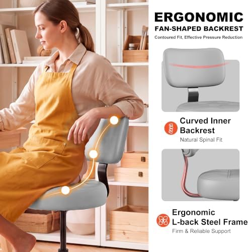 Drafting Chair with Backrest, Tall Desk Chair for Standing Desk