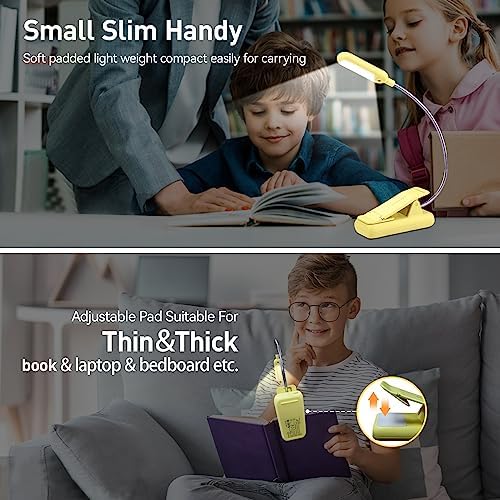 VAVOFO Rechargeable Reading Light, Clip on Book Light for Reading in Bed
