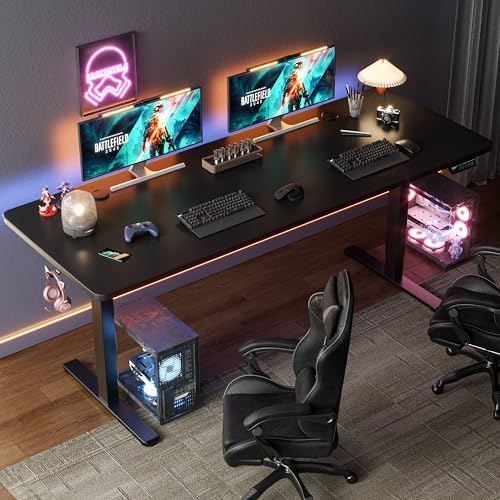 Monomi 79" Large Electric Standing Desk,Height Adjustable for Two-Person