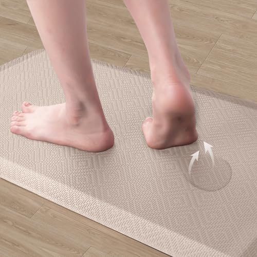 Anti-Fatigue Kitchen Mats for Floor Standing and Comfort Desk Mats 17"x28"
