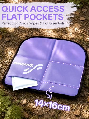 Sportneer Sitting Pad, Thickened Waterproof Foam Seat Cushion for Kids, Foldable Camping Mat for Outdoor Seating, Hiking, Travel