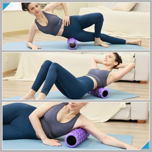 Foam Roller, 15 inch High Density Massage Roller for Exercise