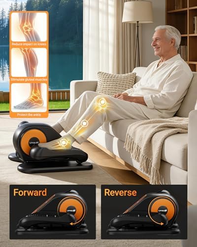UMAY Under Desk Elliptical Eclipse Leg Exerciser Electric as seen on TV
