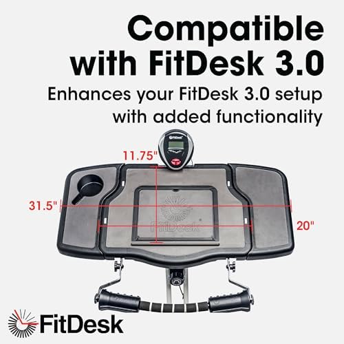 FitDesk Clamp-On Extender for 3.0 Exercise Bike & Standing Desk Attachment