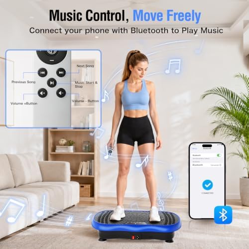 Vibration Plate Exercise Machine with 200 Speeds & 10 Presets