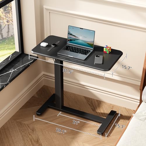 Mobile Standing Desk, Left/Right Rolling Bedside Table