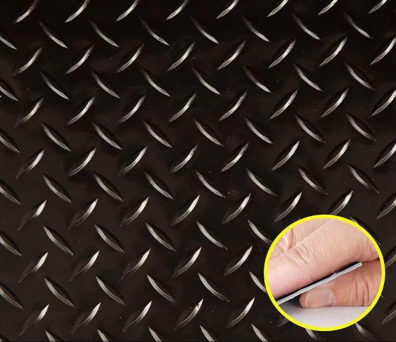 1 Pack Odorless Anti-Fatigue Mat Anti-Static Anti-Fatigue Inline Foot Mat (Black,0.6Mx0.45Mx20mm)