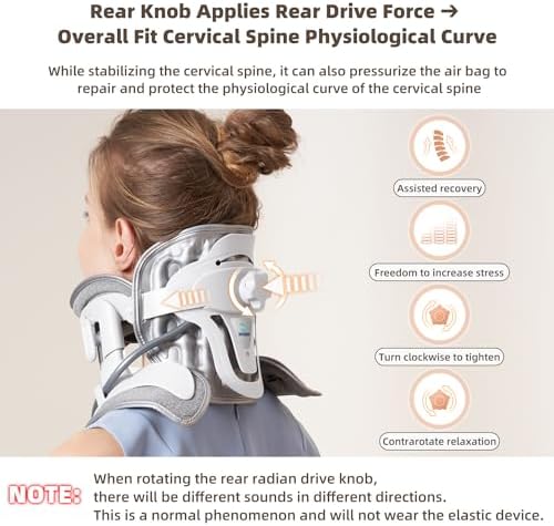 zenopax Cervical Neck Traction Device,Neck Stretcher for Neck Traction