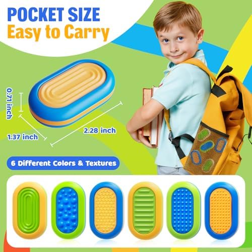 SMALL FISH Fidget Toys Adults Stress Relief: 3 Pack Silicone Magnetic Toys - Sensory Toys for Autism Teens Calming - ADHD Tools Desk Fidgets for Office - Travel Toys for Car Airplane Road Trips