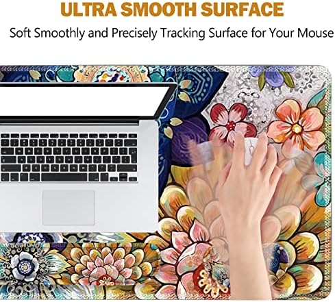 ToLuLu Extended Gaming Mouse Pad, Ergonomic Keyboard Mouse Wrist Rest Set