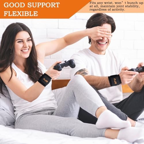 Carpal Tunnel Wrist Brace for Night Sleep,Work,Typing Support 2 PACK