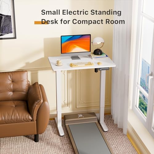 JOY worker Tiny Electric Standing Desk, 31.5" Whole Piece Height Adjustable