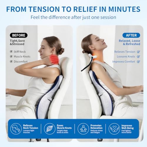 Occipital Release Tool for Neck Tension&Tmj&Occipital Neuralgia Relief,Suboccipital Release Tool and Neck Stretcher with Silicone Pad for Stretch,Shoulder Trigger Point Massage Tool