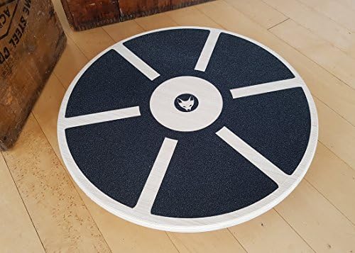Wood Wobble Board (16") — Includes Carry Bag for Protection — Balance Trainer — Wood — Rounded Smooth Edges — Balance Board Stability Trainer