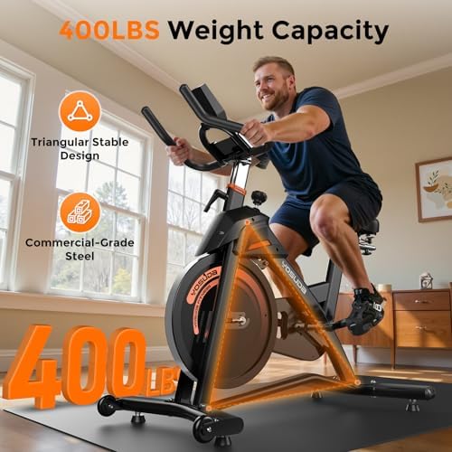 YOSUDA PRO Magnetic Exercise Bike 350 lbs Weight Capacity