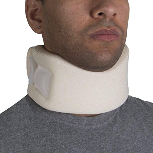 OTC Neck Cervical Collar, Soft Contour Foam, Neck Support Brace, White Average 3" Depth, 2X-Large