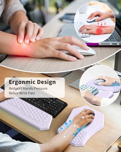 Ergonomic Mouse Pad Wrist Rest Support