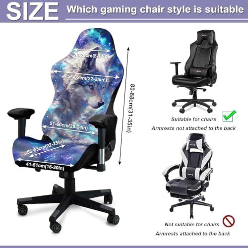 Gaming Chair Covers Only, 3D Printing Soft Fit Scratch Resistant