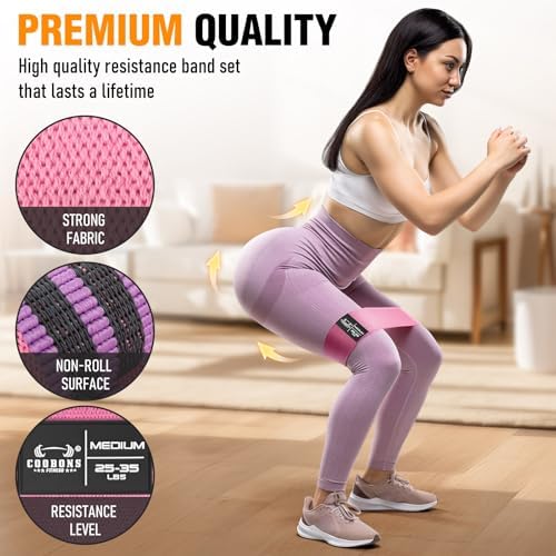 Fabric Resistance Bands for Working Out