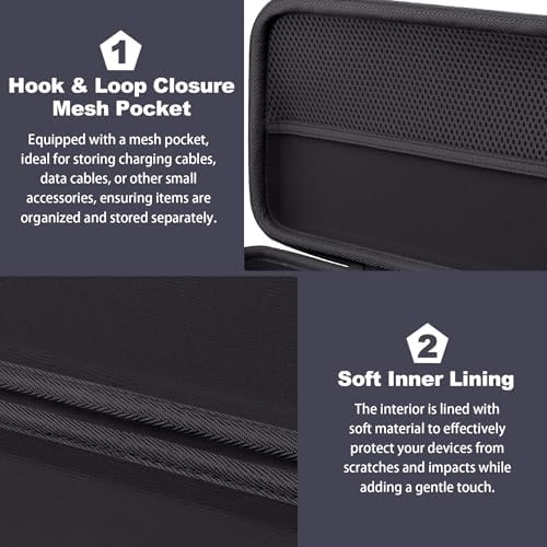 co2CREA Hard Case Bundle for Logitech Alto Keys K98M Keyboard & MX Vertical Ergonomic Wireless Mouse, Travel Protective Storage Case with Mesh Pocket for POP Mouse and Accessories