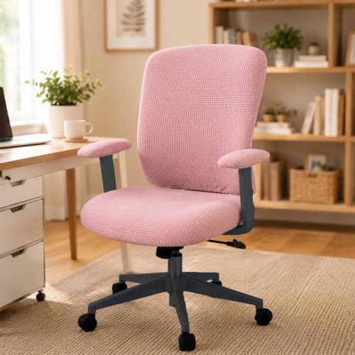4Pcs Office Chair Cover set Elastic Protective Stretchable Chair Seat Cover