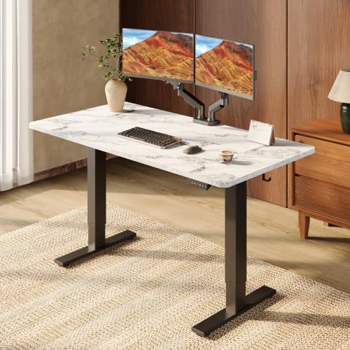 SANODESK 1'' Thick One-Piece 55 x 28'' Height Adjustable Standing Desk