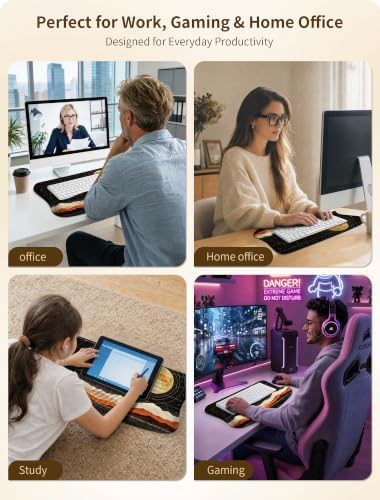 Ergonomic Keyboard Wrist Rest Pad with Wrist Support Moon Mountain