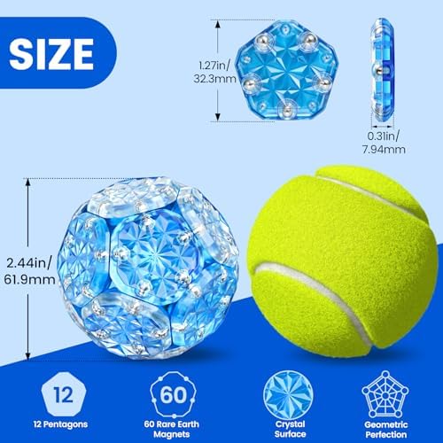 Magnetic Fidget Sphere, Adult Fidget Toy for Focus & Stress Relief